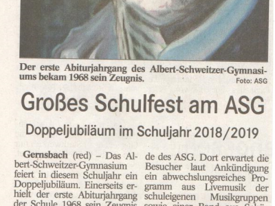 Schulfestasg